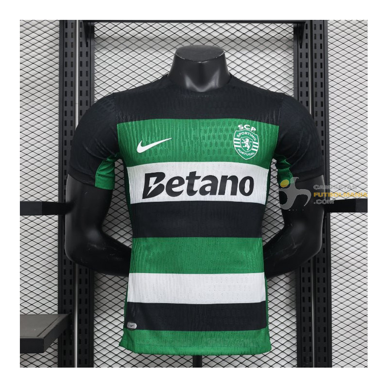 Camiseta Fútbol Sporting de Lisboa Primera Equipación Versión Jugador 2024-2025