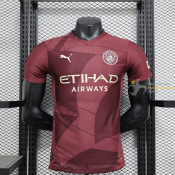 Camiseta Fútbol Manchester City Tercera Equipación Versión Jugador 2024-2025