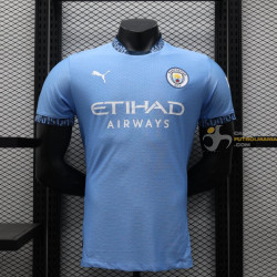 Camiseta Fútbol Manchester City Primera Equipación Versión Jugador 2024-2025