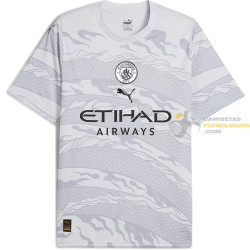 Camiseta Fútbol Manchester City Edición Especial Año del Dragón Blanca 2024