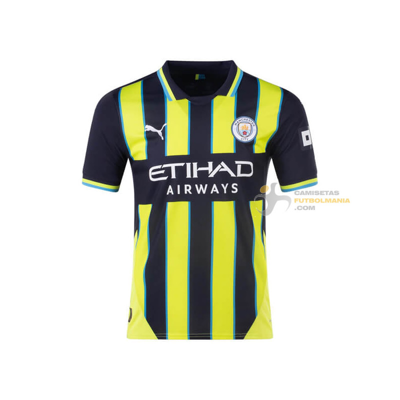 Camiseta Fútbol Manchester City Segunda Equipación 2024-2025