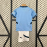 Camiseta y Pantalón Fútbol Niños Manchester City Primera Equipación 2024-2025