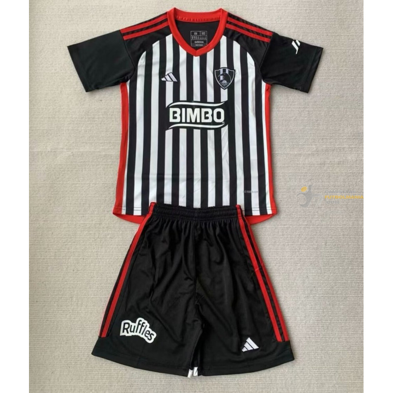 Camiseta y Pantalón Niños Cuervos Primera Equipación 2024-2025