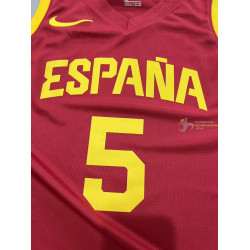 Camiseta Básquet España Rudy Fernández 5 2024