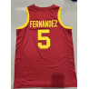 Camiseta Básquet España Rudy Fernández 5 2024