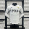 Camiseta Fútbol Real Madrid Primera Equipación Versión Jugador Manga Larga 2024-2025