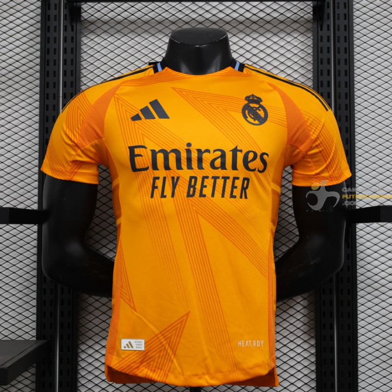 Camiseta Fútbol Real Madrid Segunda Equipación Versión Jugador 2024-2025