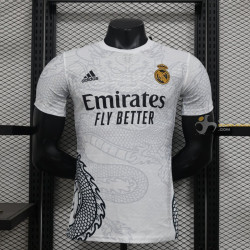 Camiseta Fútbol Real Madrid Edición Especial Dragón Blanco Versión Jugador 2024-2025