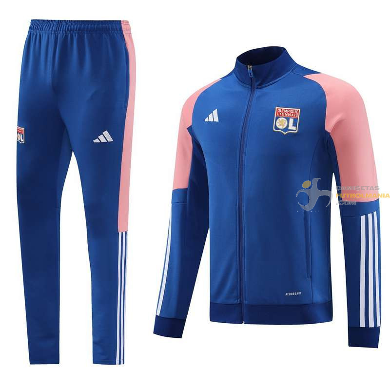 Chándal Olympique de Lyon Azul Rosa 2024-2025