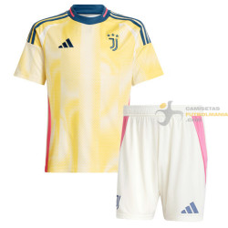 Camiseta y Pantalón Fútbol Niños Juventus Segunda Equipación 2024-2025