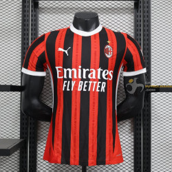 Camiseta Fútbol AC Milan Primera Equipación Versión Jugador 2024-2025