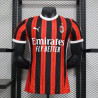 Camiseta Fútbol AC Milan Primera Equipación Versión Jugador 2024-2025