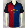 Camiseta Fútbol Barcelona Primera Equipación Retro Clásica Centenario 1998-1999