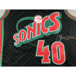 Camiseta NBA Seattle Supersonics Shawn Kemp 40 Retro Clásica 1995-1996