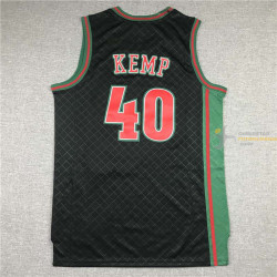 Camiseta NBA Seattle Supersonics Shawn Kemp 40 Retro Clásica 1995-1996