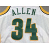 Camiseta NBA Seattle Supersonics Ray Allen 34 Retro Clásica Blanca 2006-2007