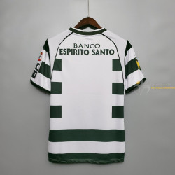 Camiseta Fútbol Sporting de Lisboa Primera Equipación Retro Clásica 2001-2003