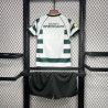 Camiseta y Pantalón Niños Sporting de Lisboa Primera Equipación Retro Clásica 2001-2003