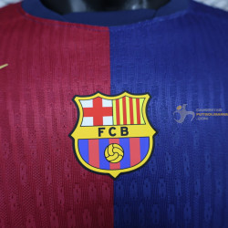 Camiseta Fútbol Barcelona Primera Equipación Versión Jugador Manga Larga 2024-2025