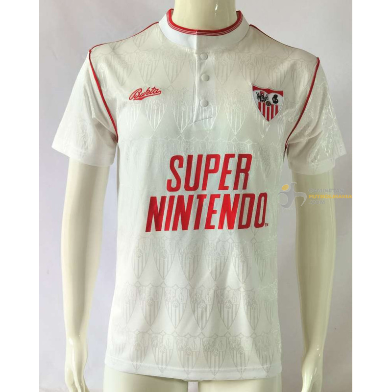 Camiseta Fútbol Sevilla Retro Clásica 1991-1992