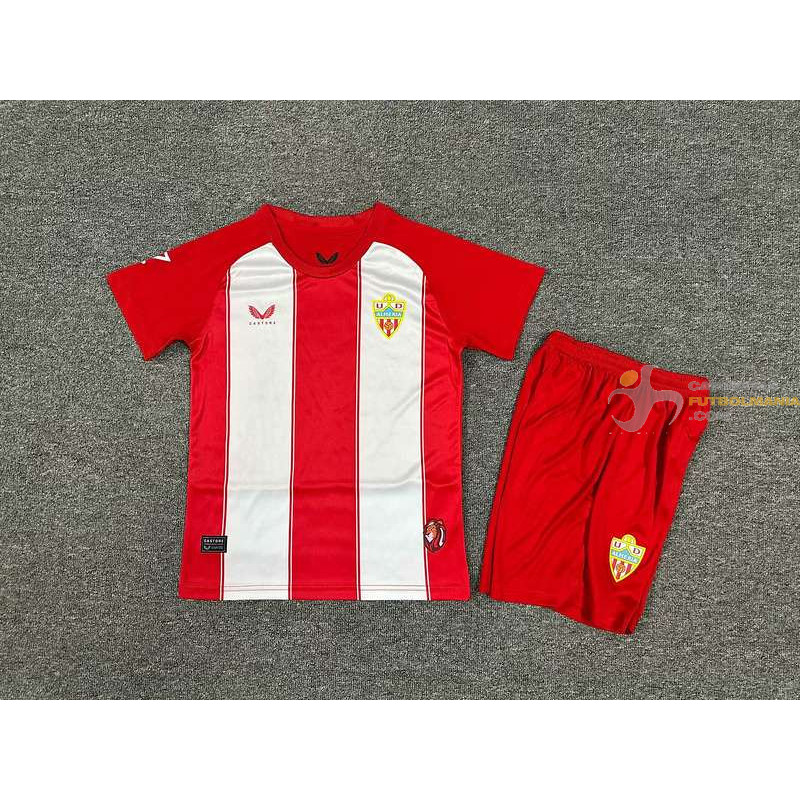 Camiseta y Pantalón Niños Almería Primera Equipación 2024-2025