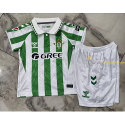 Camiseta y Pantalón Fútbol Niños Betis Primera Equipación 2024-2025