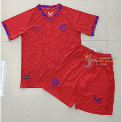 Camiseta y Pantalón Niños Sevilla Tercera Equipación 2024-2025