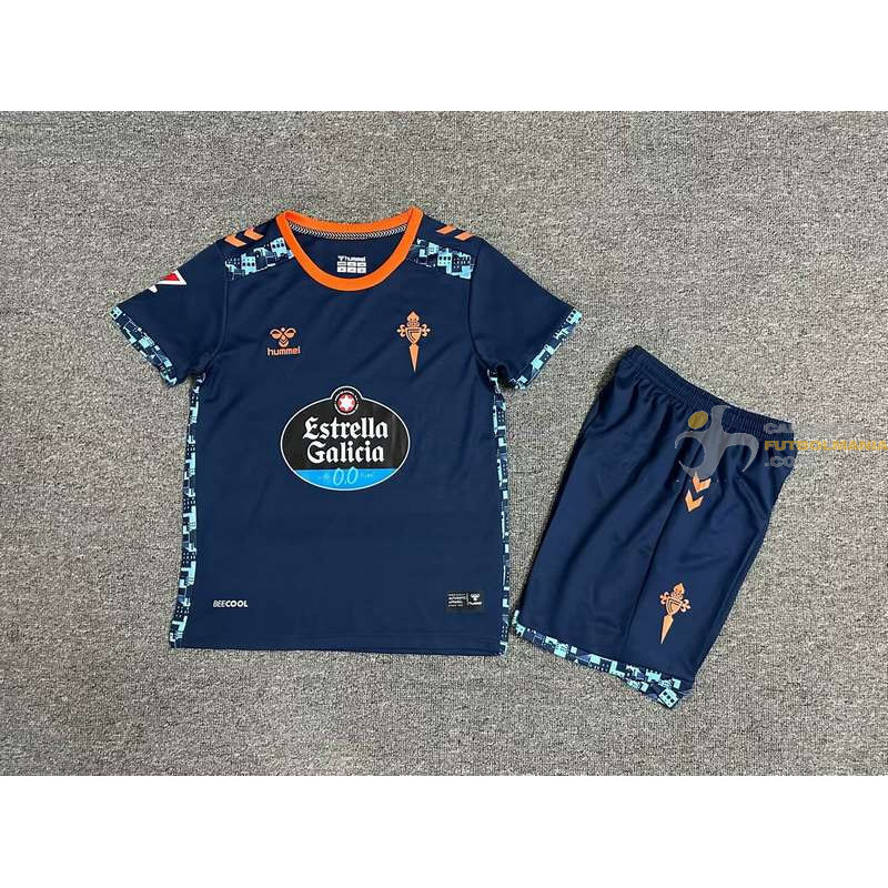 Camiseta y Pantalón Niños Celta de Vigo Segunda Equipación 2024-2025