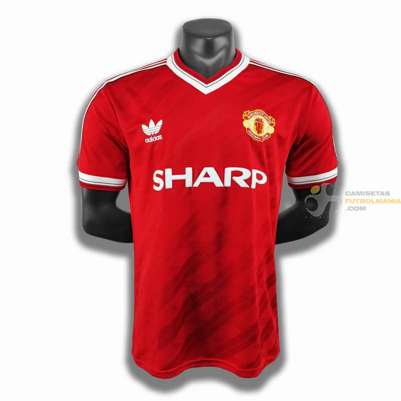 Camiseta Manchester United Retro Clásica Primera Equipación 1986-1988