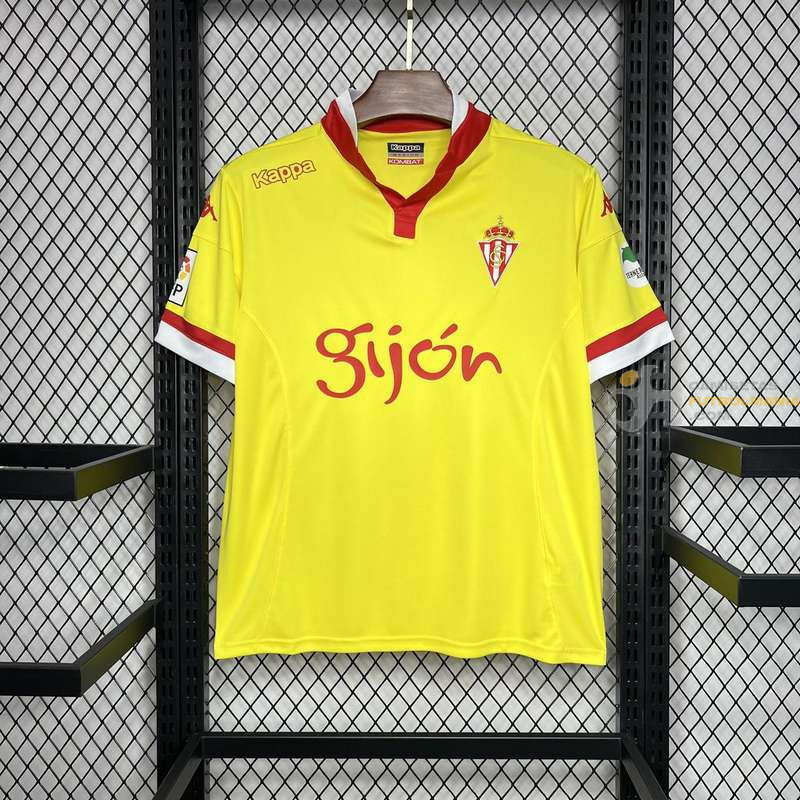 Camiseta Fútbol Sporting de Gijón Retro Clásica 2015-2016