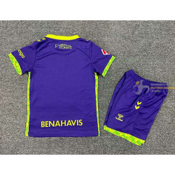 Camiseta y Pantalón Niños Málaga Segunda Equipación 2024-2025