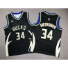 Camiseta NBA Niños Antetokounmpo Milwaukee Bucks Negra