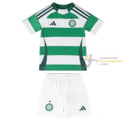 Camiseta y Pantalón Niños Celtic de Glasgow Primera Equipación 2024-2025