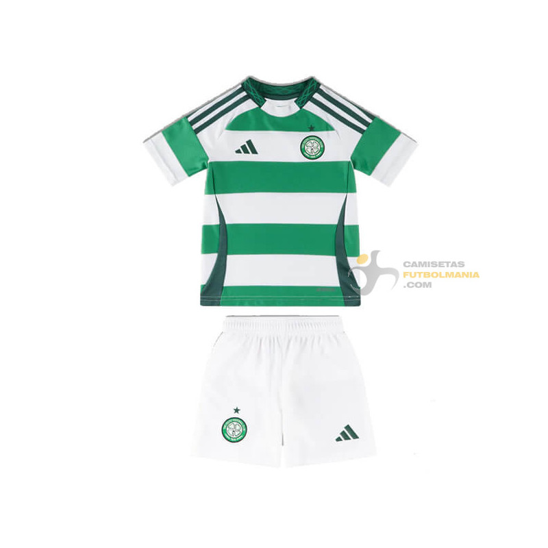 Camiseta y Pantalón Niños Celtic de Glasgow Primera Equipación 2024-2025