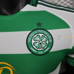 Camiseta Fútbol Celtic de Glasgow Primera Equipación Versión Jugador 2024-2025