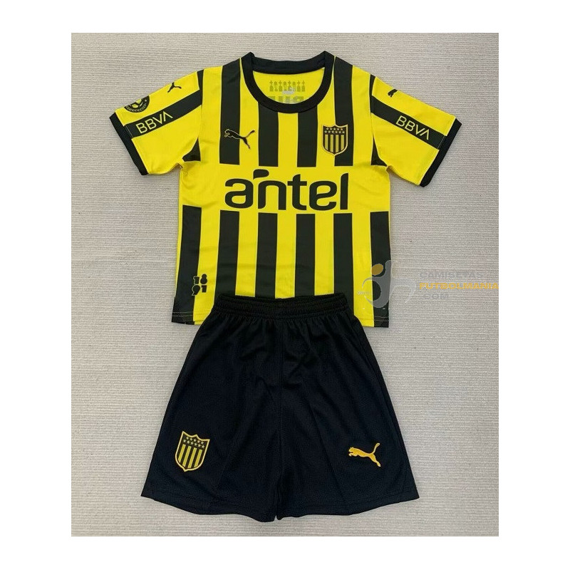 Camiseta y Pantalón Niños Peñarol Primera Equipación 2024-2025