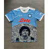 Camiseta Nápoles Conmemorativa Maradona Azul 2021-2022