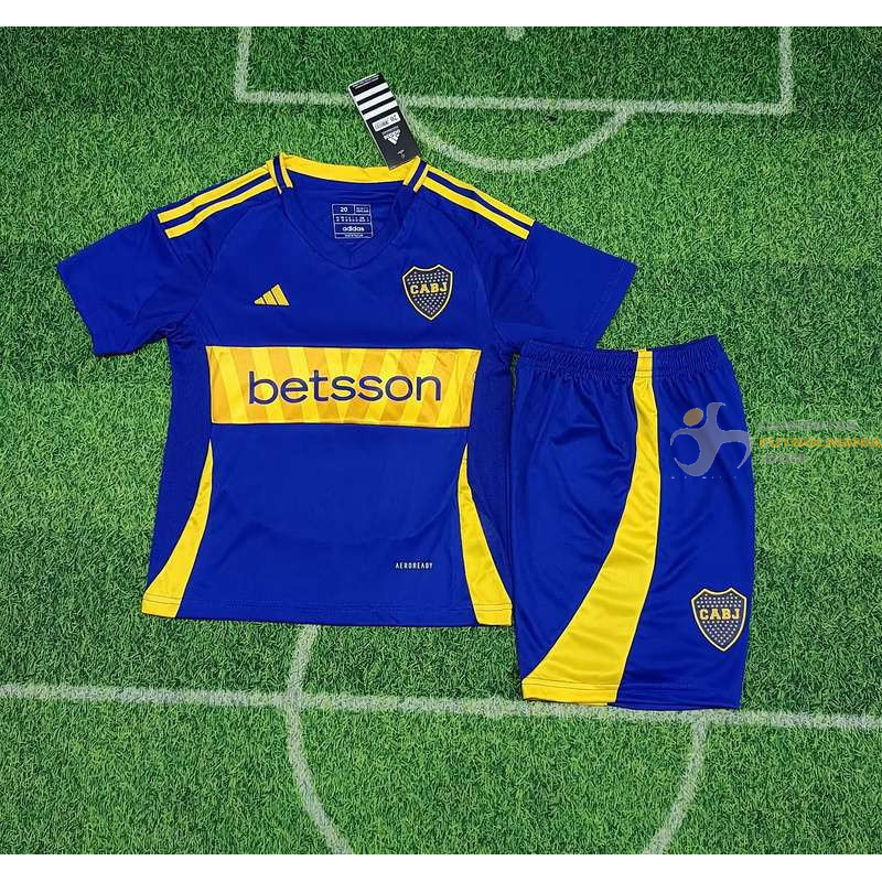 Camiseta y Pantalón Niños Boca Juniors Primera Equipación 2024