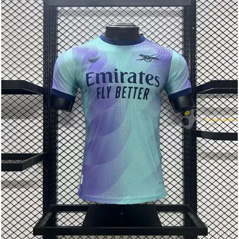 Camiseta Fútbol Arsenal Tercera Equipación Versión Jugador 2024-2025