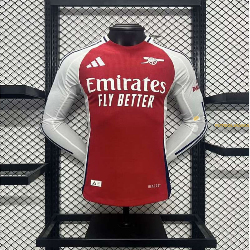 Camiseta Fútbol Arsenal Primera Equipación Versión Jugador Manga Larga 2024-2025