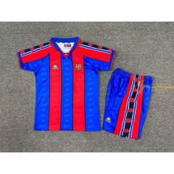 Camiseta y Pantalón Niños Barcelona Primera Equipación Retro Clásica 1996-1997