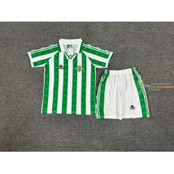 Camiseta y Pantalón Niños Betis Primera Equipación Retro Clásica 1995-1997