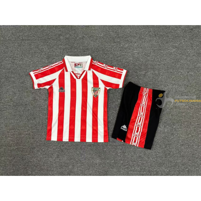 Camiseta y Pantalón Niños Primera Equipación Retro Clásica 1995-1997