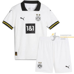 Camiseta y Pantalón Fútbol Niños Borussia Dortmund Tercera Equipación 2024-2025