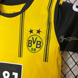 Camiseta y Pantalón Fútbol Niños Borussia Dortmund Primera Equipación 2024-2025