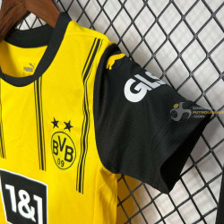 Camiseta y Pantalón Fútbol Niños Borussia Dortmund Primera Equipación 2024-2025