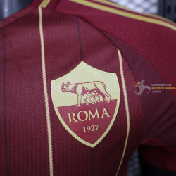 Camiseta Fútbol Roma Primera Equipación Versión Jugador 2024-2025