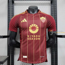 Camiseta Fútbol Roma Primera Equipación Versión Jugador 2024-2025