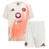 Camiseta y Pantalón Fútbol Niños Roma Segunda Equipación 2024-2025