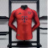 Camiseta Fútbol Bayern Munich Primera Equipación Versión Jugador Manga Larga 2024-2025